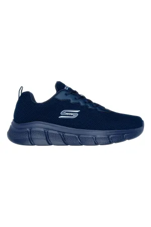 Sneakers Vegane Navy con Soletta in Memory Foam Skechers BOBS Sport B Flex - Chill Edge