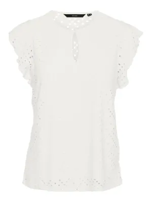 Snow White Broderie Anglaise Top