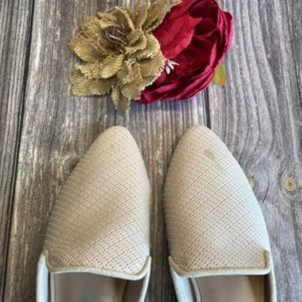 STEVE MADDEN Mattis Raffia Knit Mules Flats 7.5M