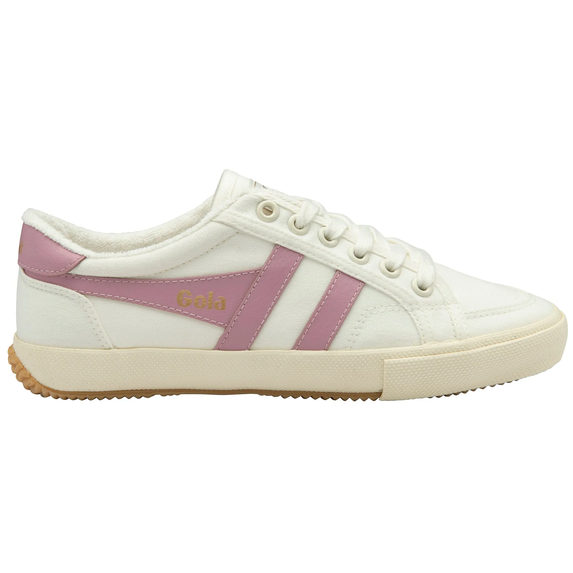 Stratus Plimsolls Sneaker in Off White/Candy