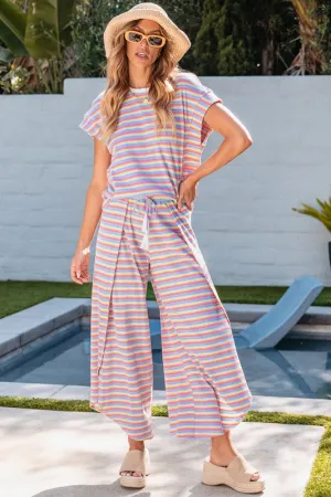 Striped colorful loungewear set