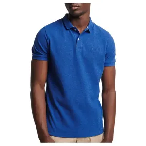 Superdry Men's Classic Pique Polo Shirt Varsity Blue
