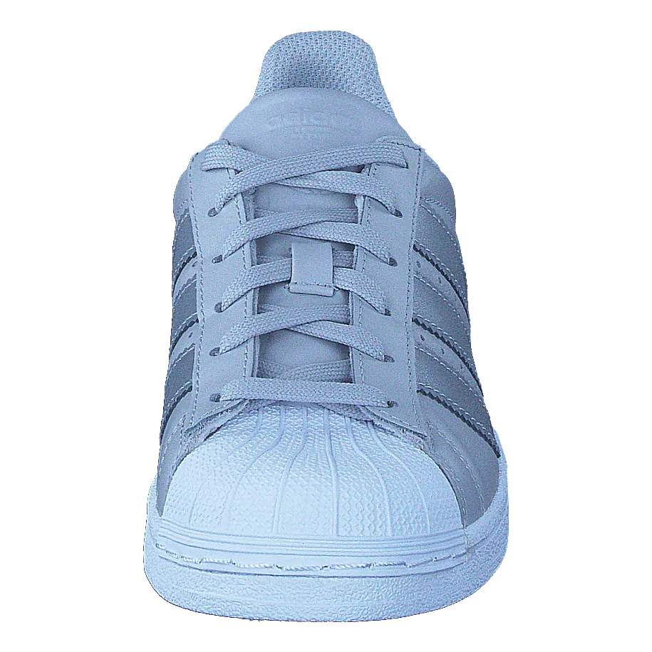 Superstar J Lgh Solid Grey/Silver Met/Wht