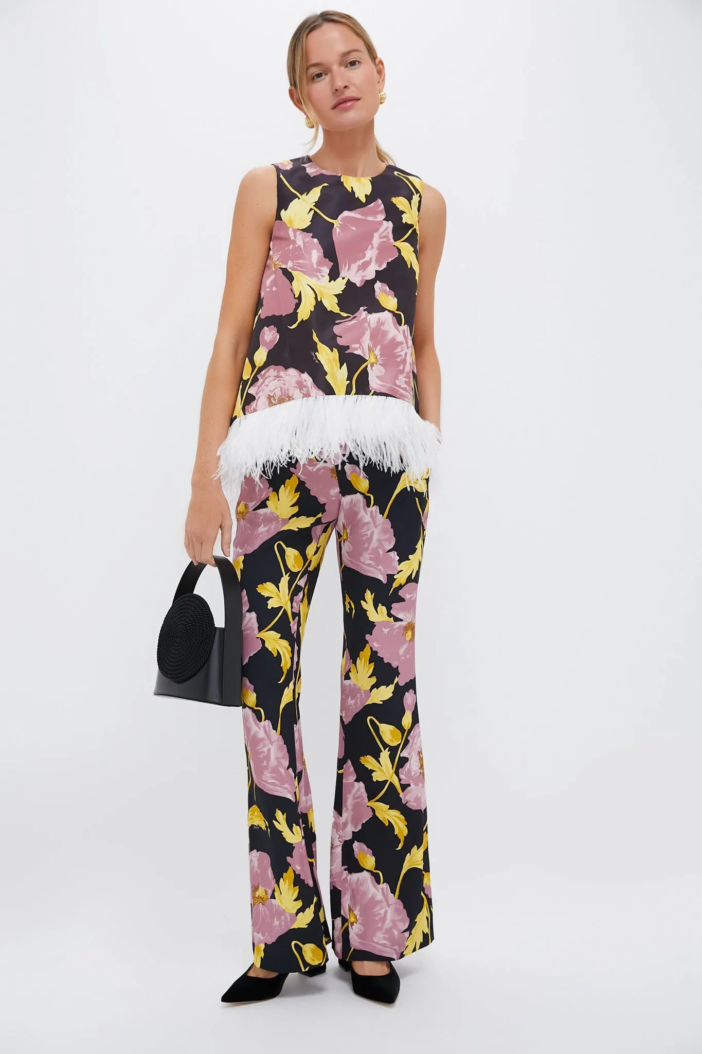 Sylph La Scala Top With Feathers