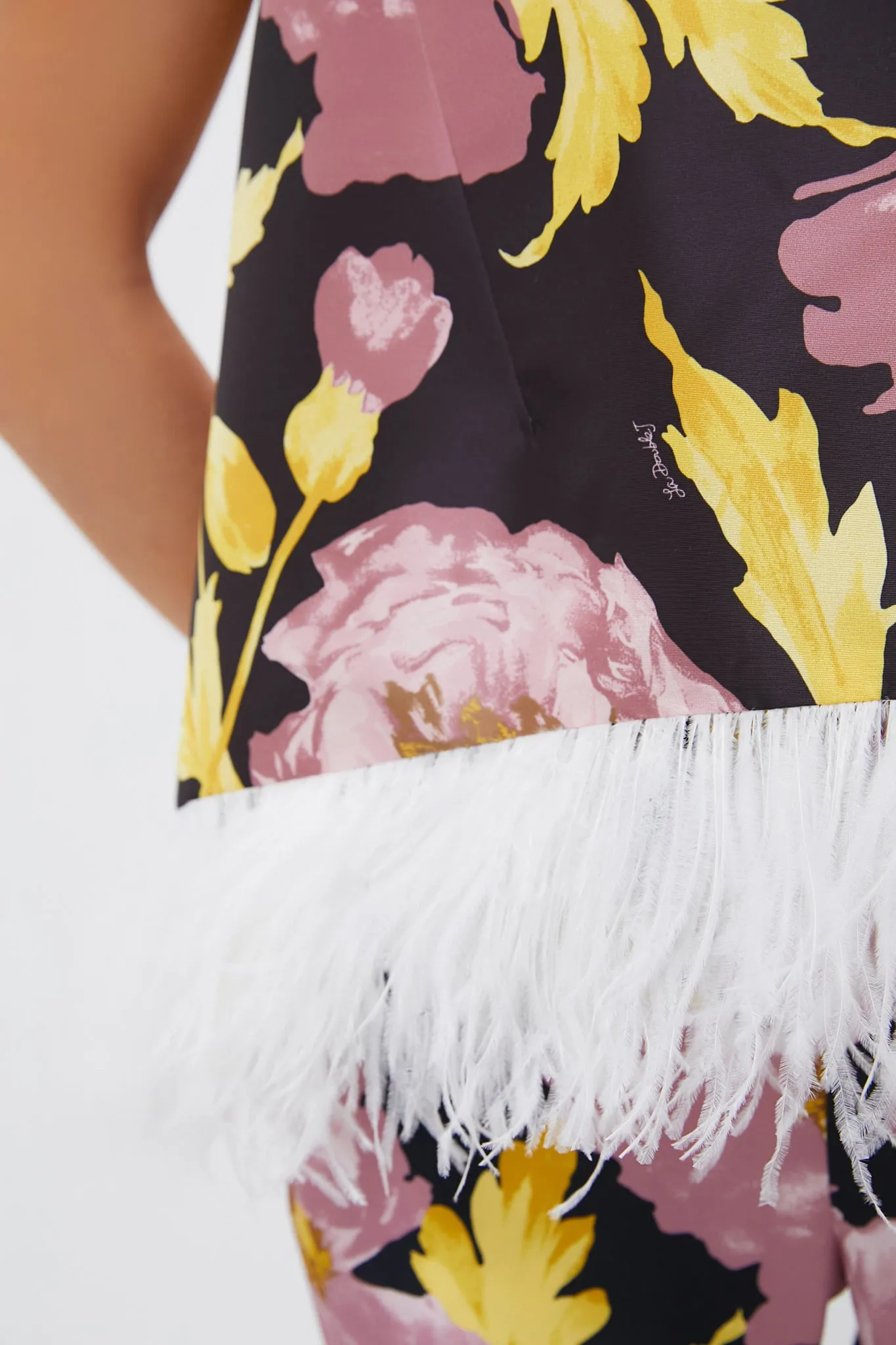 Sylph La Scala Top With Feathers