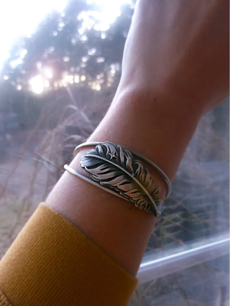 The Feather Cuff Bracelet