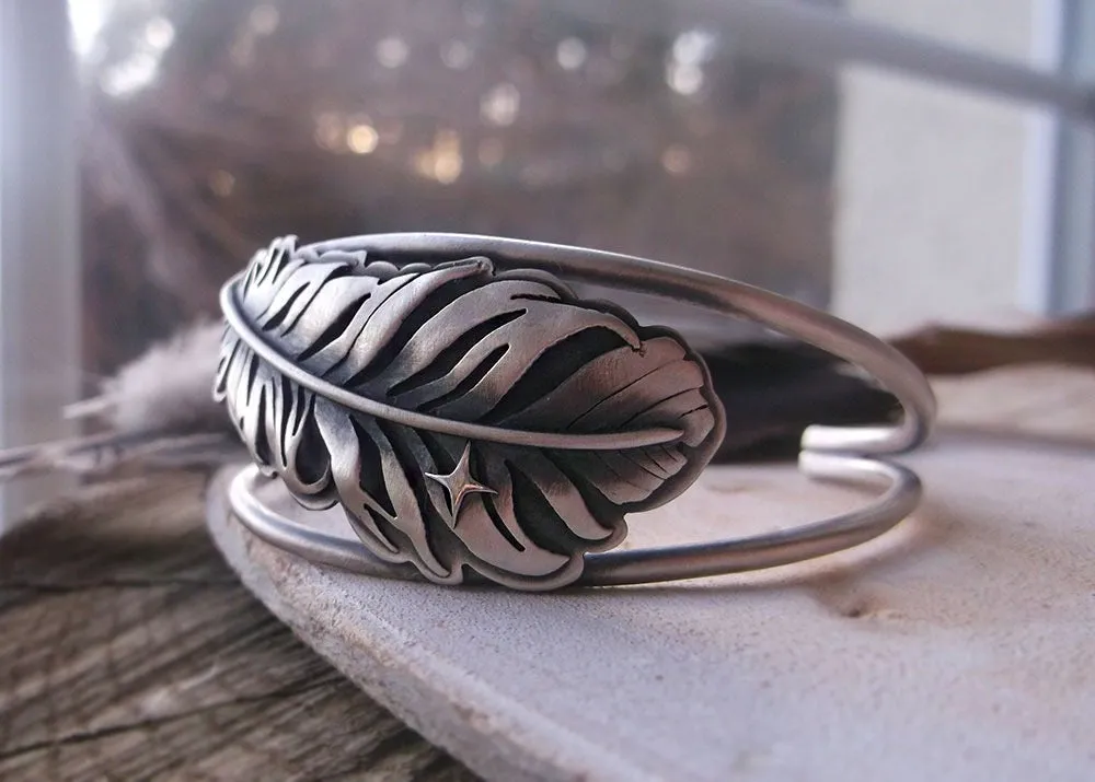 The Feather Cuff Bracelet