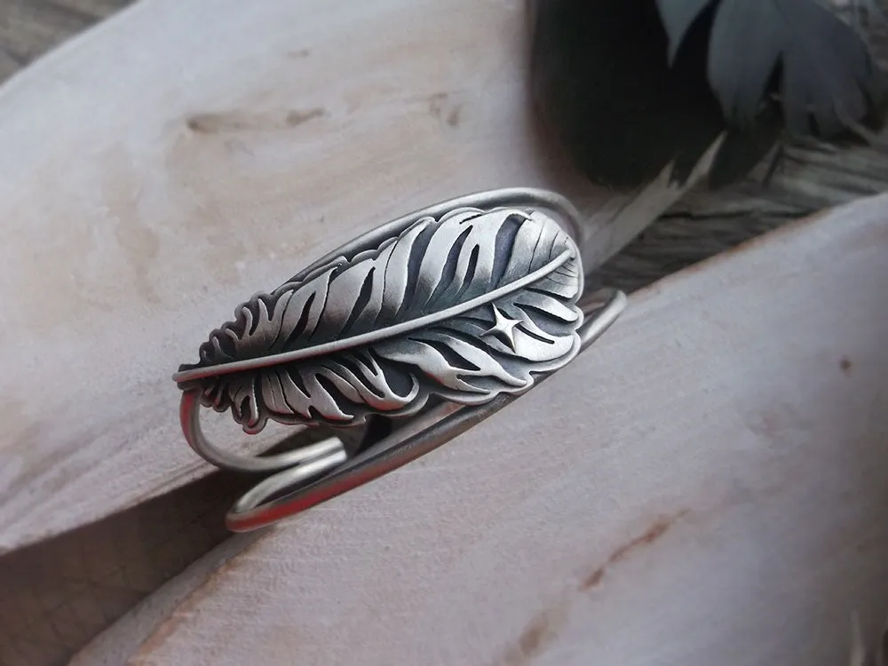 The Feather Cuff Bracelet
