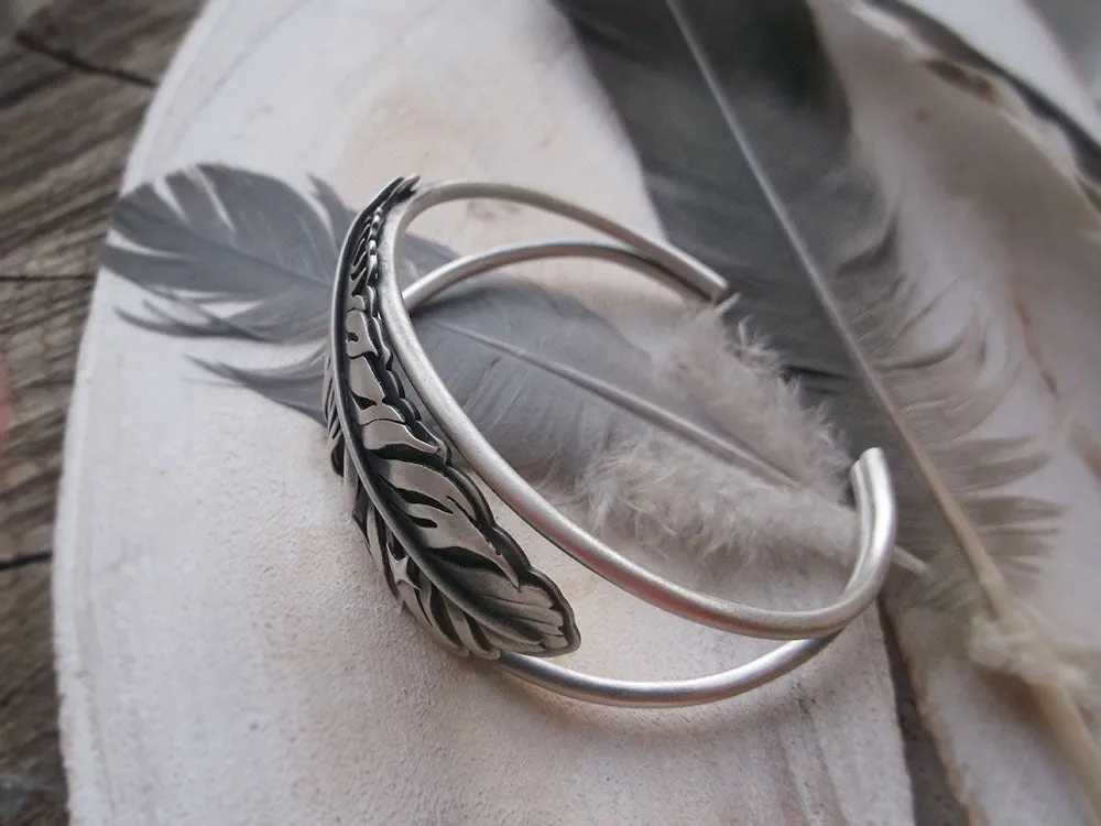 The Feather Cuff Bracelet