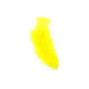 Turkey Feather Flats Dyed - Fluorescent  Yellow