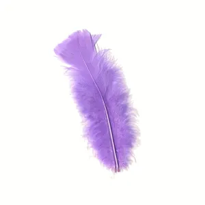 Turkey Feather Flats Dyed - Lavender