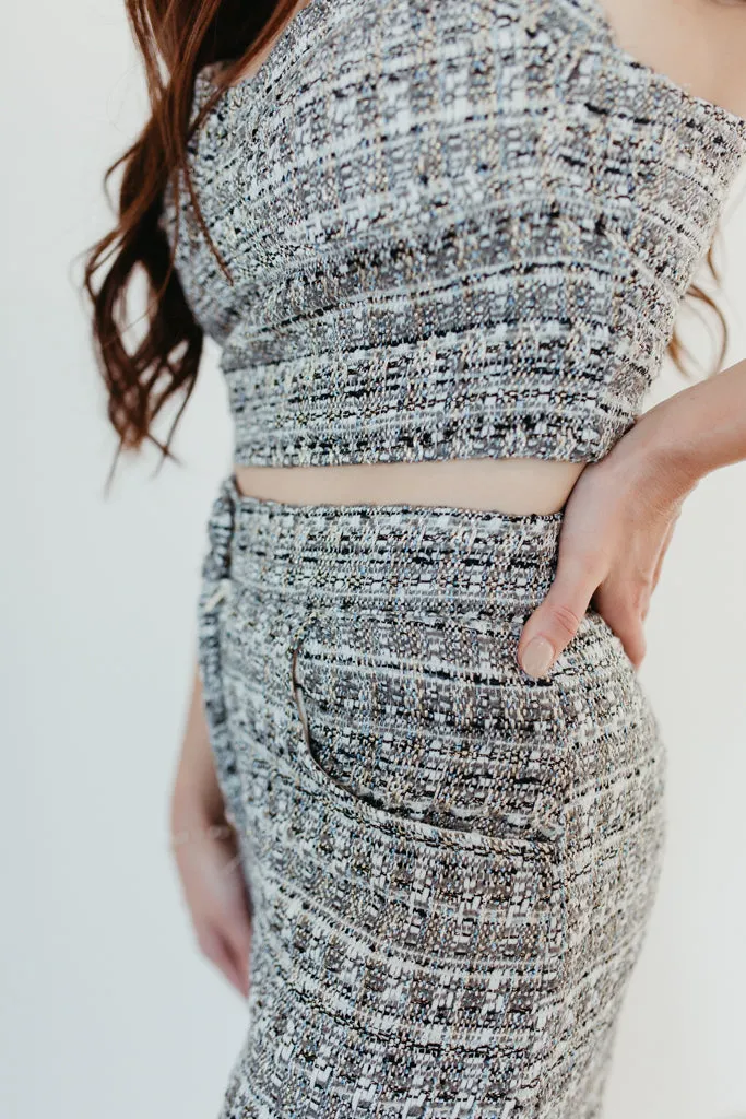 Tweed Pant And Top Set