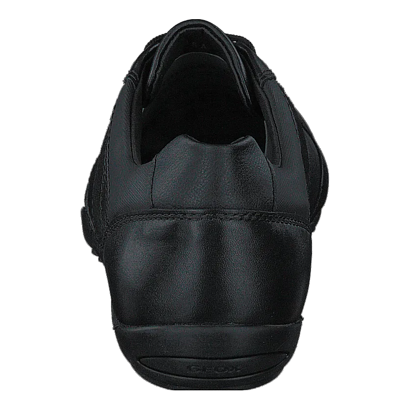 U Wells A - Nappa wax.synt.lea Black