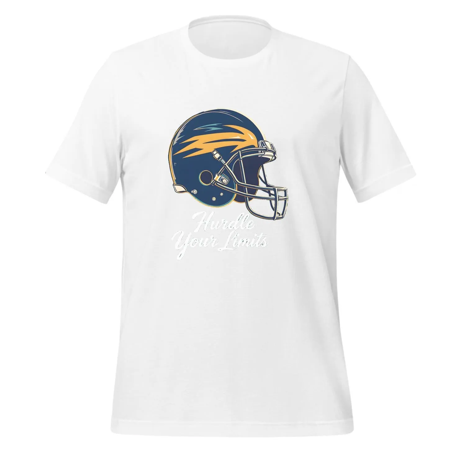 Vintage Football Helmet Hurdle Your Limits | Classic T-Shirt (Unisex)