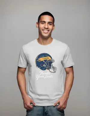 Vintage Football Helmet Hurdle Your Limits | Classic T-Shirt (Unisex)