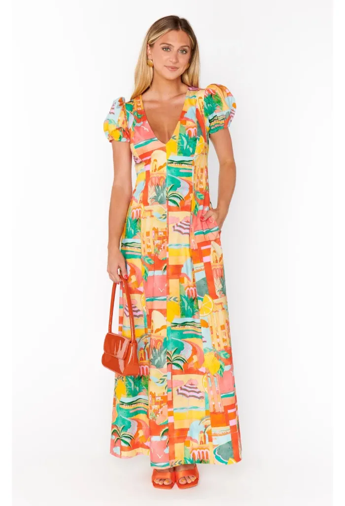 Winnie Maxi Dress-Postcards From Italia