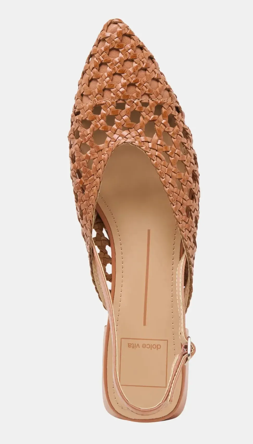 Women's Dolce Vita Birdie Slingback Mule – Woven Leather Summer Flat