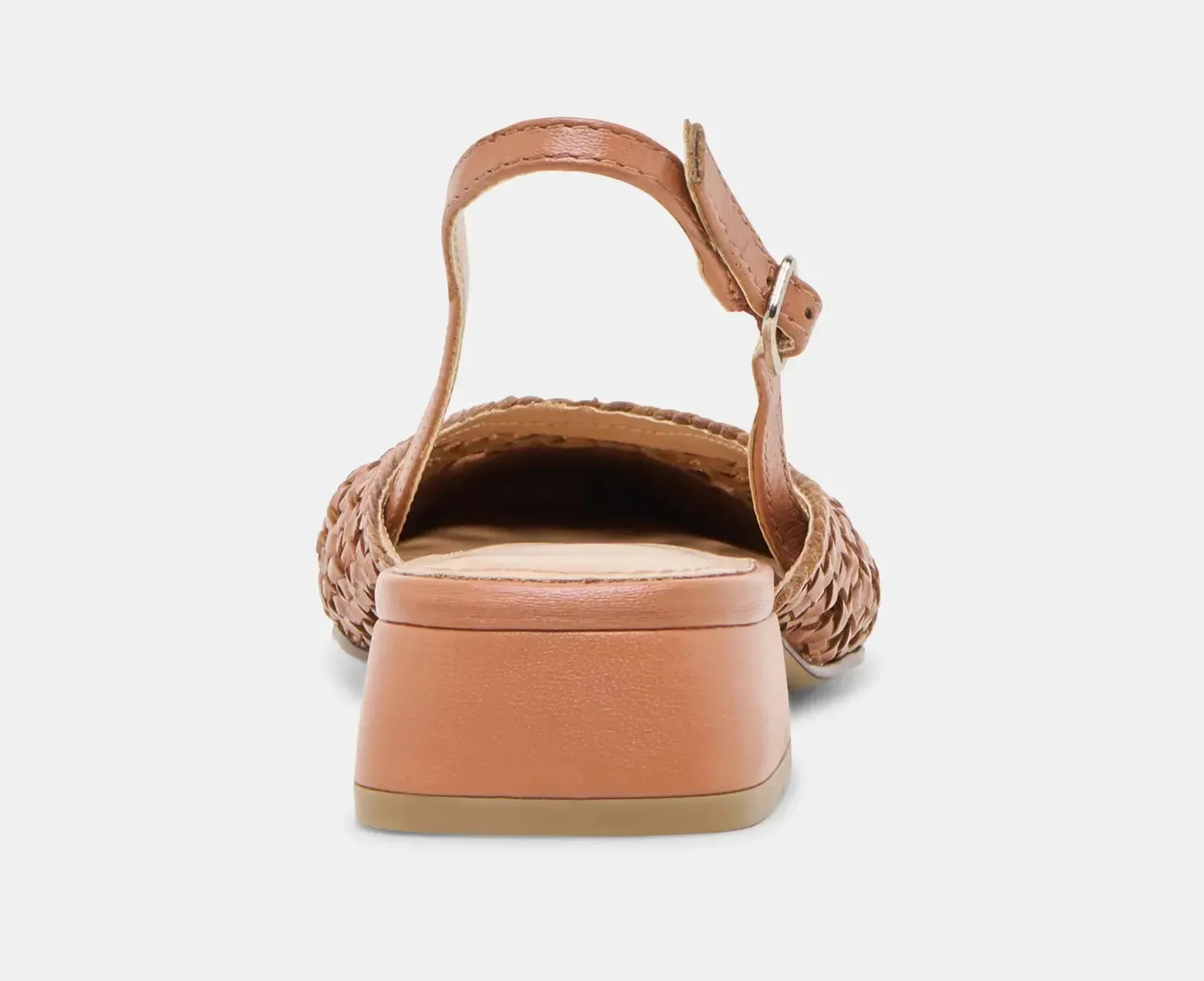 Women's Dolce Vita Birdie Slingback Mule – Woven Leather Summer Flat