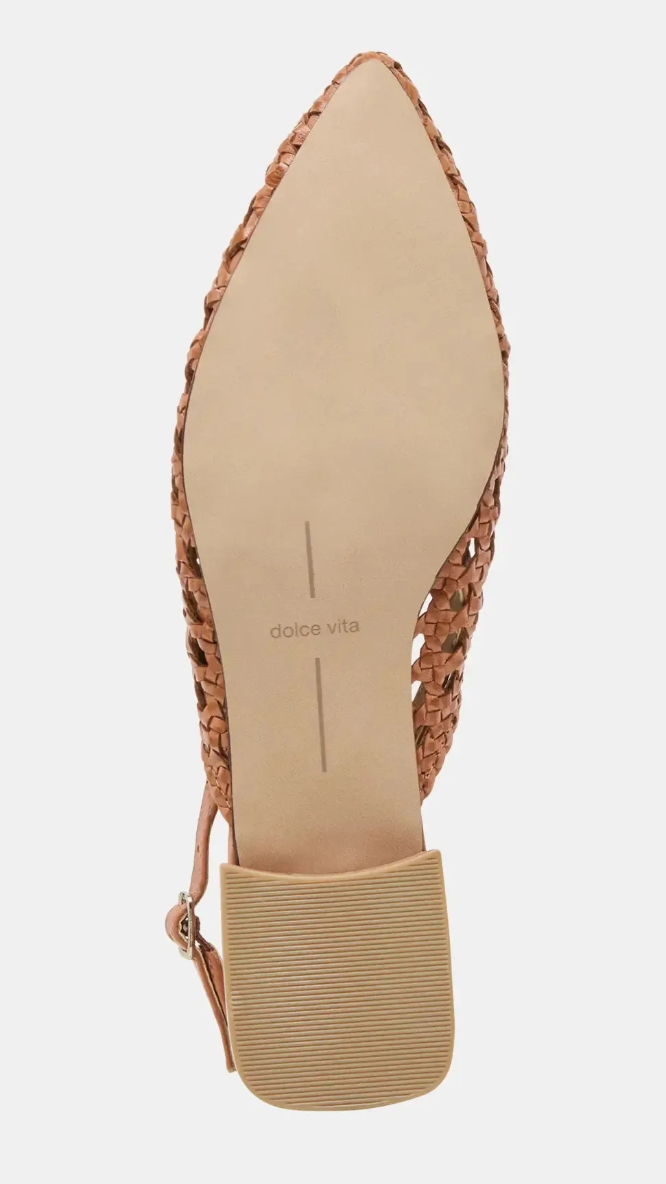 Women's Dolce Vita Birdie Slingback Mule – Woven Leather Summer Flat