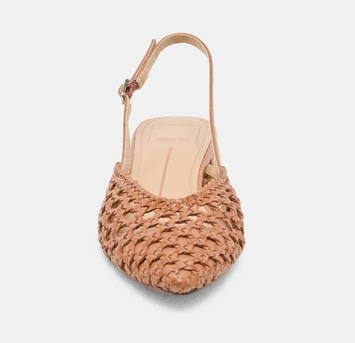 Women's Dolce Vita Birdie Slingback Mule – Woven Leather Summer Flat