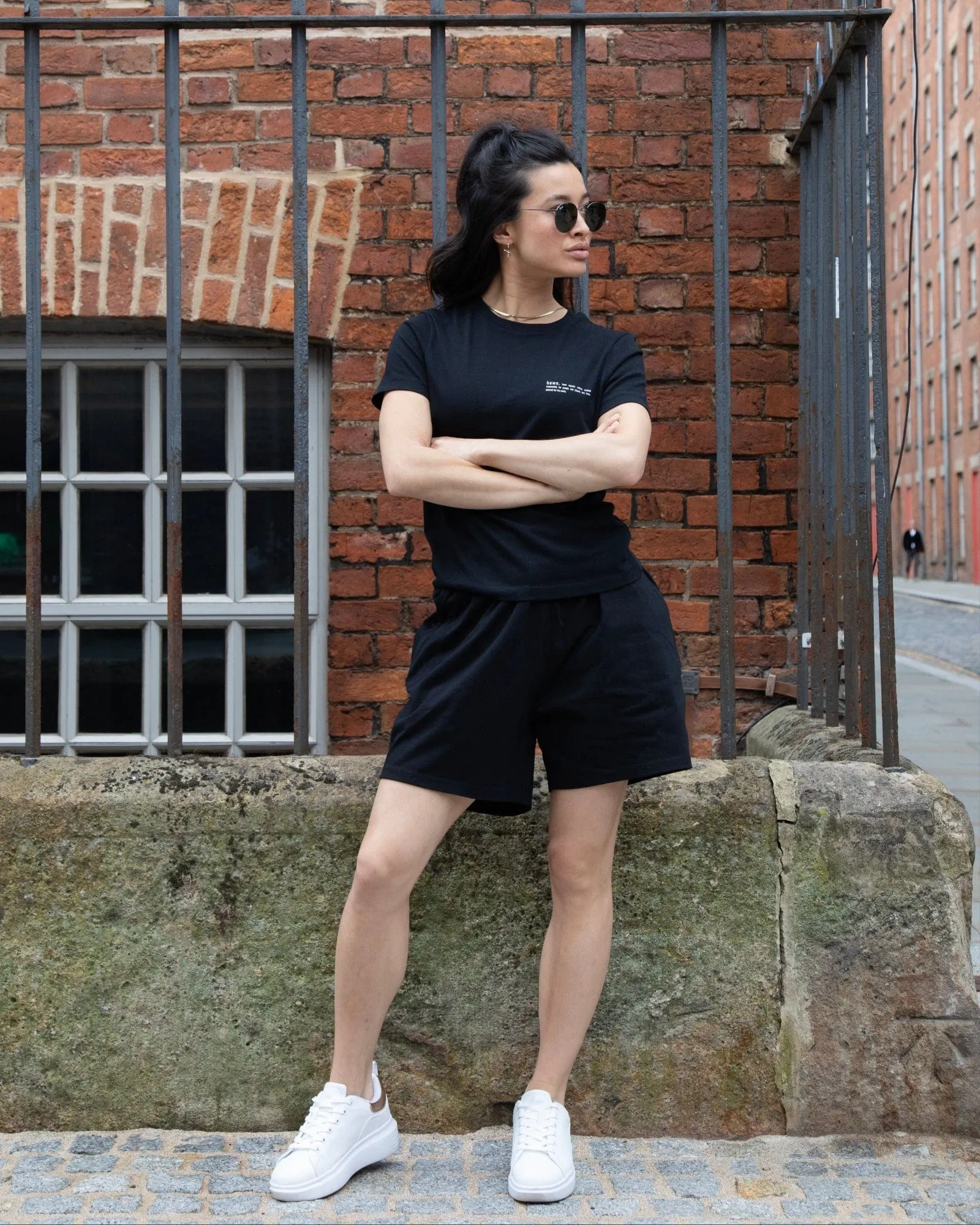 Women's Organic Cotton Lightweight Shorts | Jet Black