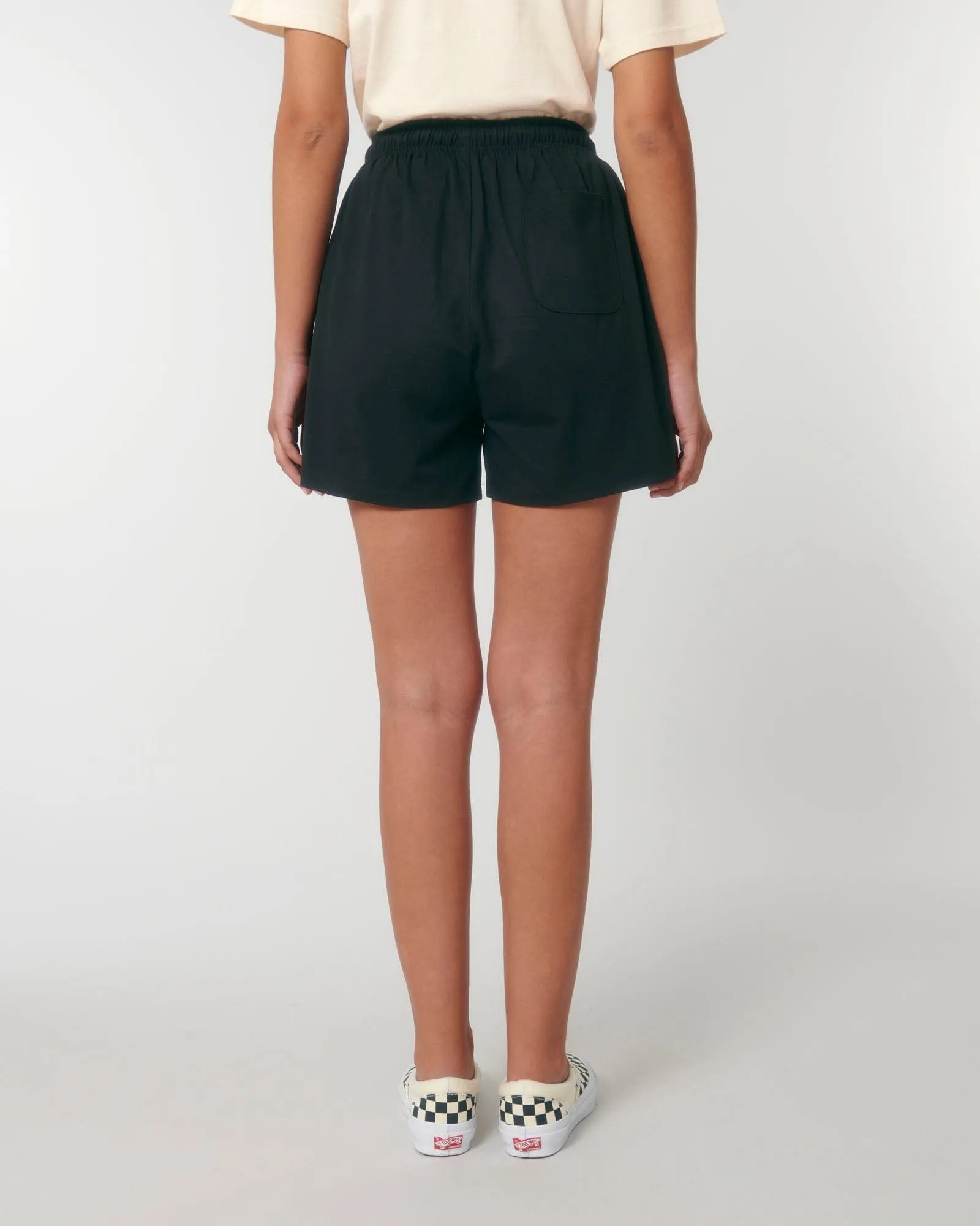 Women's Organic Cotton Lightweight Shorts | Jet Black