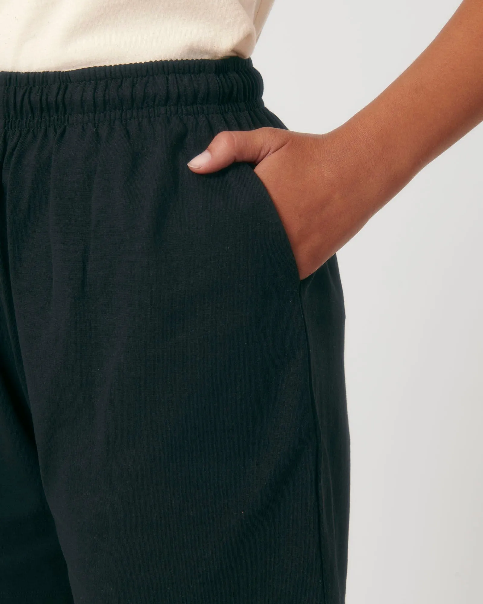 Women's Organic Cotton Lightweight Shorts | Jet Black