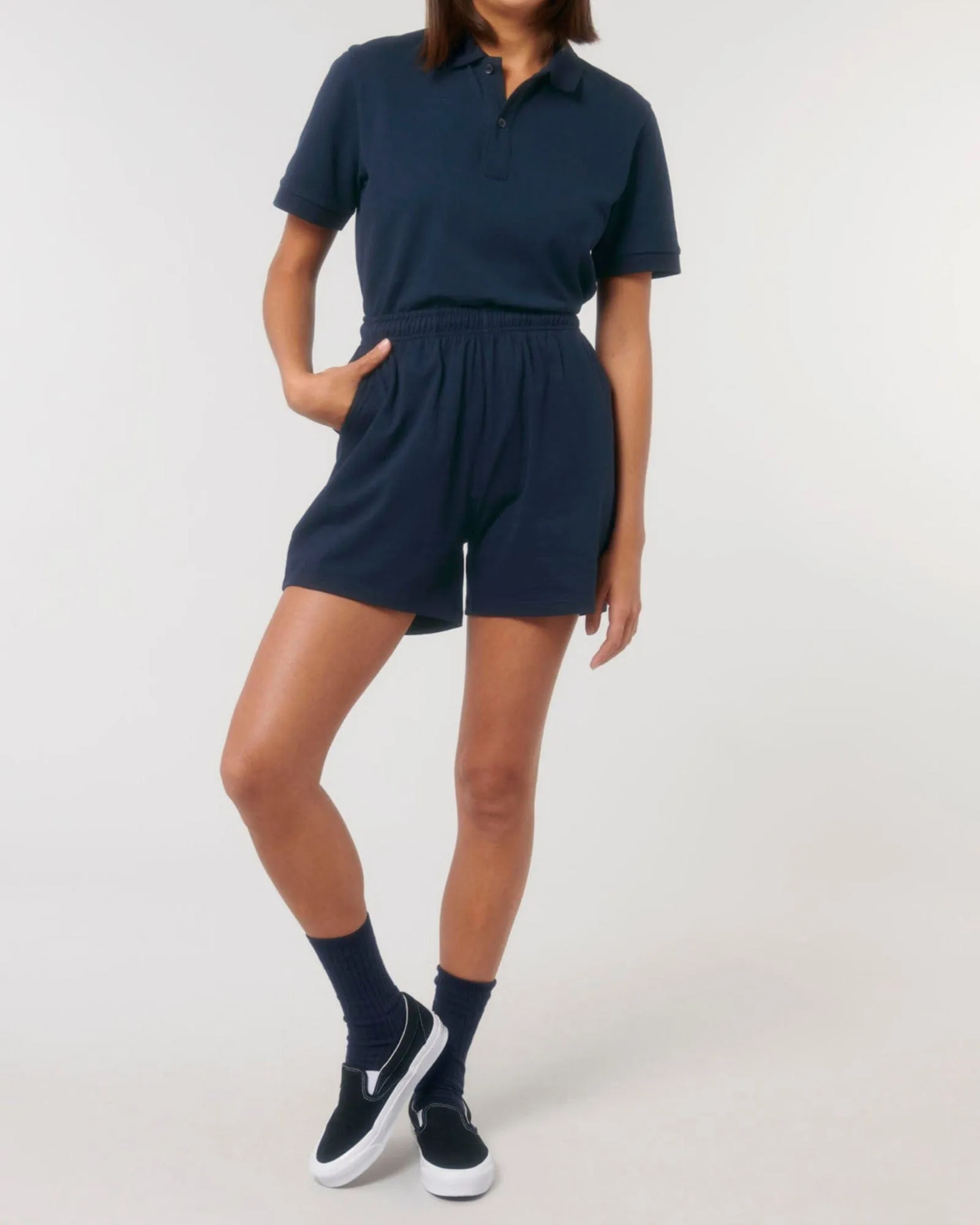 Women's Organic Cotton Lightweight Shorts | Midnight Navy