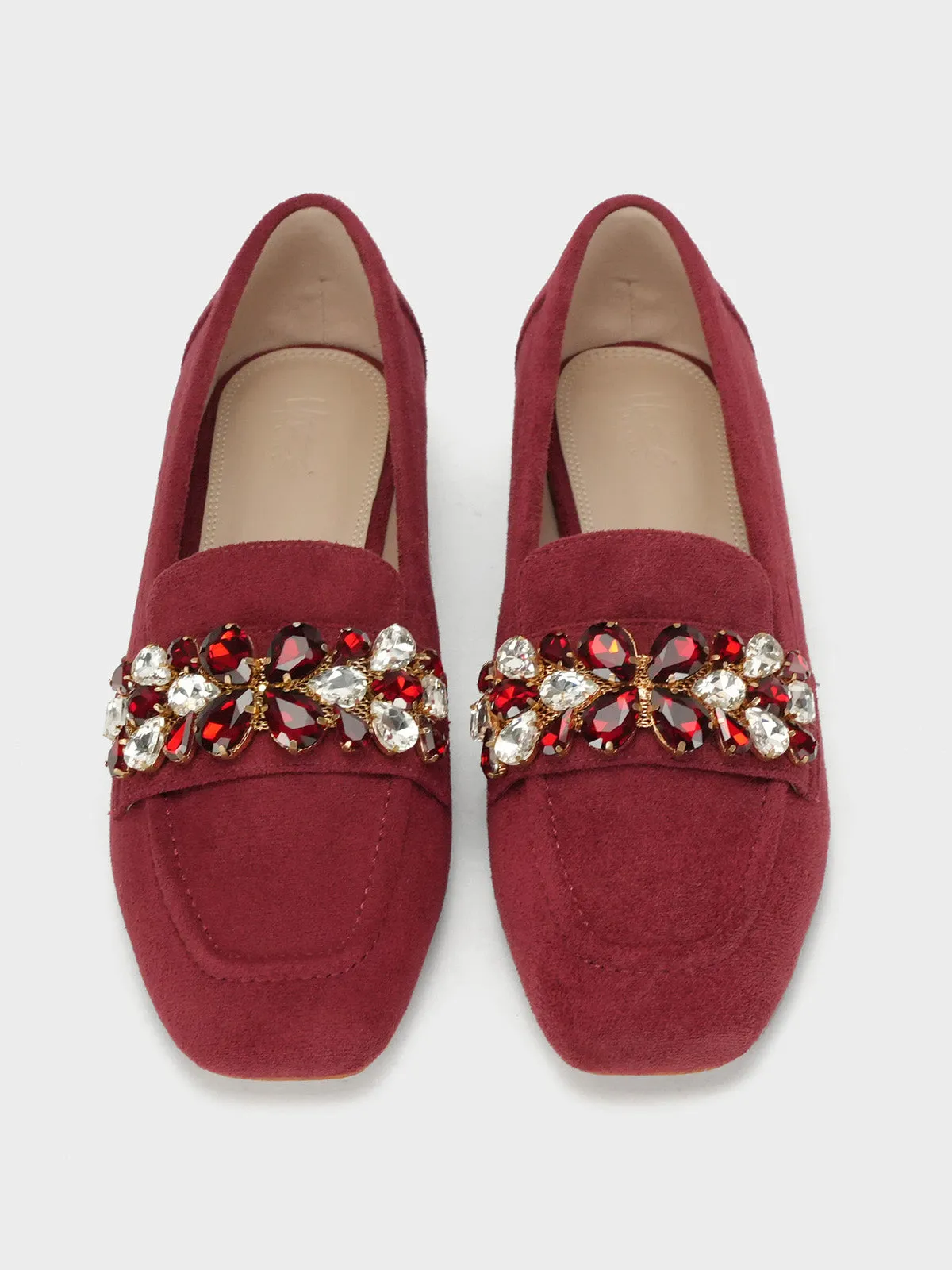 Womens "AVALOS" Comfy Slip On Ballerinas