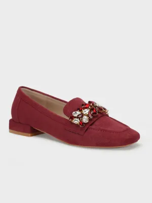 Womens "AVALOS" Comfy Slip On Ballerinas