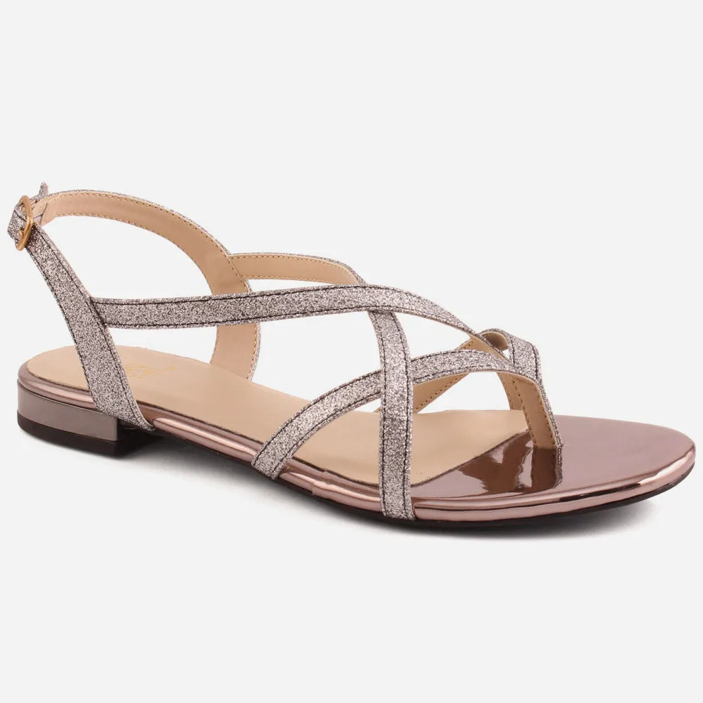 Womens "VIOLET" Flat Sandals