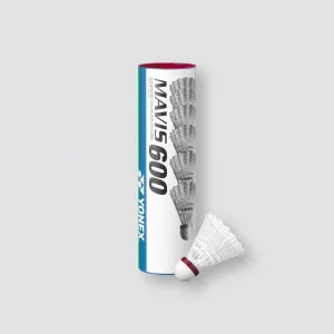 YONEX Mavis 600 Nylon Shuttlecocks Fast/Red 6pcs (White)